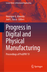 Progress in Digital and Physical Manufacturing : Proceedings of ProDPM'19 (Lecture Notes in Mechanical Engineering)