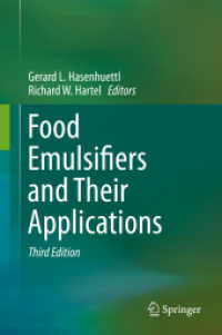 食品乳化剤とその応用（第３版）<br>Food Emulsifiers and Their Applications （3RD）