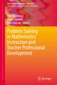 Problem Solving in Mathematics Instruction and Teacher Professional Development (Research in Mathematics Education)