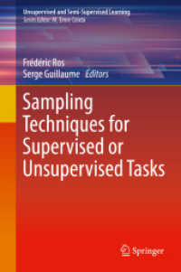 教師あり（なし）学習のためのサンプリング・テクニック<br>Sampling Techniques for Supervised or Unsupervised Tasks (Unsupervised and Semi-supervised Learning)