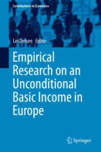 欧州にみるベーシック・インカム：実証的研究<br>Empirical Research on an Unconditional Basic Income in Europe (Contributions to Economics)