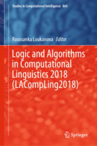 Logic and Algorithms in Computational Linguistics 2018 (LACompLing2018) (Studies in Computational Intelligence)