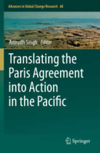 Translating the Paris Agreement into Action in the Pacific (Advances in Global Change Research) （2020）