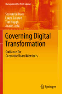 Governing Digital Transformation : Guidance for Corporate Board Members (Management for Professionals)