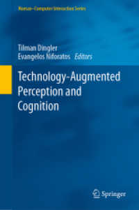 Technology-Augmented Perception and Cognition (Human-computer Interaction Series) （2021）