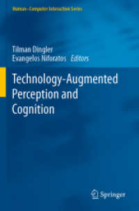 Technology-Augmented Perception and Cognition (Human-computer Interaction Series) （2021）
