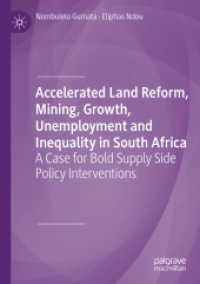 Accelerated Land Reform, Mining, Growth, Unemployment and Inequality in South Africa : A Case for Bold Supply Side Policy Interventions
