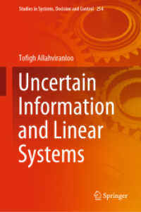 Uncertain Information and Linear Systems (Studies in Systems, Decision and Control)
