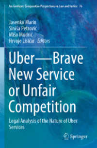 Uber—Brave New Service or Unfair Competition : Legal Analysis of the Nature of Uber Services (Ius Gentium: Comparative Perspectives on Law and Justice)