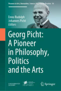Georg Picht: a Pioneer in Philosophy, Politics and the Arts (Pioneers in Arts, Humanities, Science, Engineering, Practice)