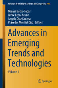 Advances in Emerging Trends and Technologies : Volume 1 (Advances in Intelligent Systems and Computing)
