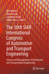 The 30th SIAR International Congress of Automotive and Transport Engineering : Science and Management of Automotive and Transportation Engineering