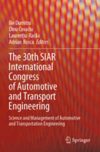 The 30th SIAR International Congress of Automotive and Transport Engineering : Science and Management of Automotive and Transportation Engineering