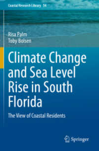 Climate Change and Sea Level Rise in South Florida : The View of Coastal Residents (Coastal Research Library)