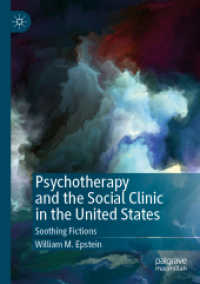 Psychotherapy and the Social Clinic in the United States : Soothing Fictions