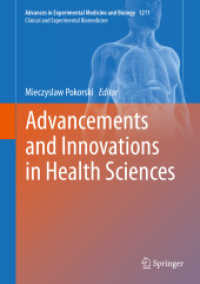 Advancements and Innovations in Health Sciences (Advances in Experimental Medicine and Biology)