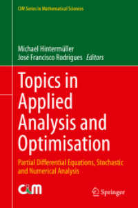 Topics in Applied Analysis and Optimisation : Partial Differential Equations, Stochastic and Numerical Analysis (Cim Series in Mathematical Sciences)