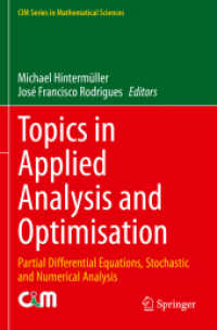 Topics in Applied Analysis and Optimisation : Partial Differential Equations, Stochastic and Numerical Analysis (Cim Series in Mathematical Sciences)