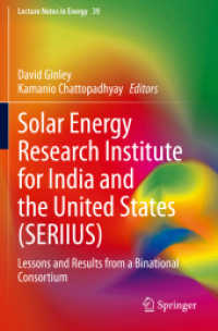 Solar Energy Research Institute for India and the United States (SERIIUS) : Lessons and Results from a Binational Consortium (Lecture Notes in Energy)