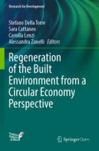 Regeneration of the Built Environment from a Circular Economy Perspective (Research for Development)