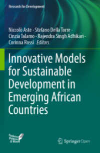 Innovative Models for Sustainable Development in Emerging African Countries (Research for Development)