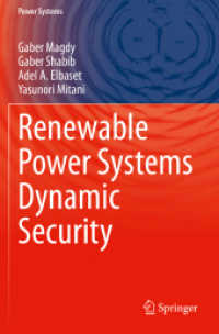 Renewable Power Systems Dynamic Security (Power Systems) （2020）