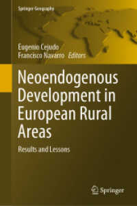 Neoendogenous Development in European Rural Areas : Results and Lessons (Springer Geography) （2020）