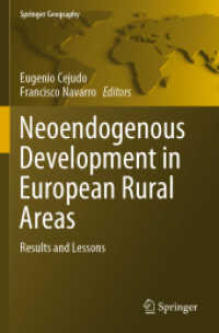 Neoendogenous Development in European Rural Areas : Results and Lessons (Springer Geography) （2020）