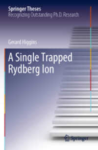 A Single Trapped Rydberg Ion (Springer Theses) （2019）