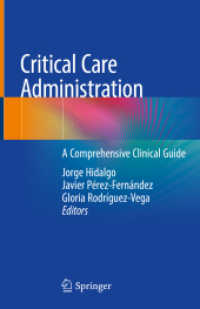 Critical Care Administration : A Comprehensive Clinical Guide （2020）
