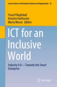 ICT for an Inclusive World : Industry 4.0-Towards the Smart Enterprise (Lecture Notes in Information Systems and Organisation)