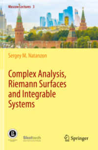 Complex Analysis, Riemann Surfaces and Integrable Systems (Moscow Lectures) （2019）