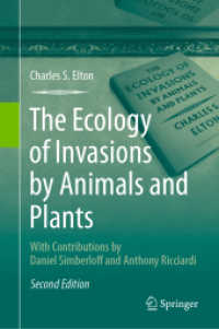 侵襲動物・植物の生態学（第２版）<br>The Ecology of Invasions by Animals and Plants （2ND）