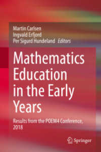 Mathematics Education in the Early Years : Results from the POEM4 Conference, 2018