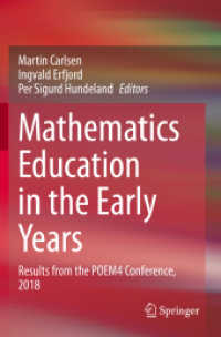 Mathematics Education in the Early Years : Results from the POEM4 Conference, 2018
