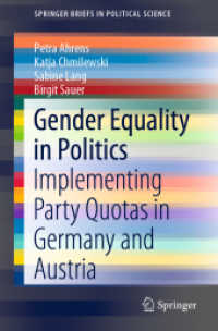Gender Equality in Politics : Implementing Party Quotas in Germany and Austria (Springerbriefs in Political Science)