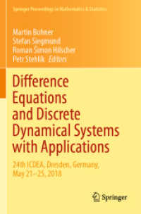 Difference Equations and Discrete Dynamical Systems with Applications : 24th ICDEA, Dresden, Germany, May 21-25, 2018 (Springer Proceedings in Mathematics & Statistics)