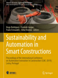 Sustainability and Automation in Smart Constructions : Proceedings of the International Conference on Automation Innovation in Construction (CIAC-2019), Leiria, Portugal (Advances in Science, Technology & Innovation)