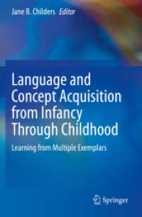 Language and Concept Acquisition from Infancy through Childhood : Learning from Multiple Exemplars