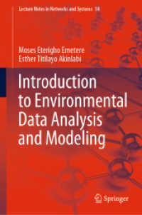 環境データ分析・モデル化入門<br>Introduction to Environmental Data Analysis and Modeling (Lecture Notes in Networks and Systems)