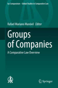 Groups of Companies : A Comparative Law Overview (Ius Comparatum - Global Studies in Comparative Law)