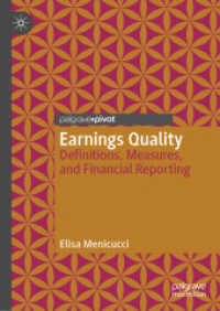 Earnings Quality : Definitions, Measures, and Financial Reporting （2020）