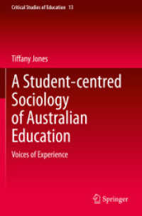 A Student-centred Sociology of Australian Education : Voices of Experience (Critical Studies of Education)