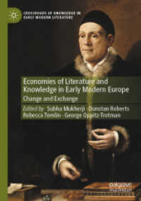 Economies of Literature and Knowledge in Early Modern Europe : Change and Exchange (Crossroads of Knowledge in Early Modern Literature)