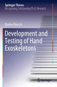 Development and Testing of Hand Exoskeletons (Springer Theses) （2020）