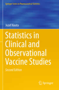 Statistics in Clinical and Observational Vaccine Studies (Springer Series in Pharmaceutical Statistics) （2ND）