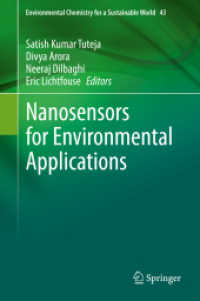 Nanosensors for Environmental Applications (Environmental Chemistry for a Sustainable World)