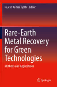 Rare-Earth Metal Recovery for Green Technologies : Methods and Applications