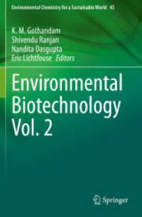 Environmental Biotechnology Vol. 2 (Environmental Chemistry for a Sustainable World)