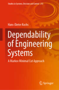 Dependability of Engineering Systems : A Markov Minimal Cut Approach (Studies in Systems, Decision and Control)